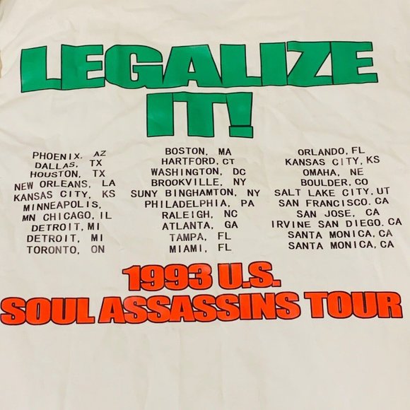 Weed Pothead Chronic Hemp Hog Highly Intense Legalize it tour shirt Men's Medium - Picture 3 of 3